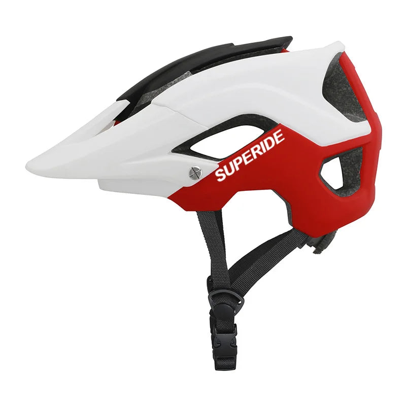Capacete SUPERIDE MTB – Estrada e BTT, Ventilado, Ajustável, Forro Coolmax Capacete SUPERIDE MTB – Estrada e BTT, Ventilado, Ajustável, Forro Coolmax